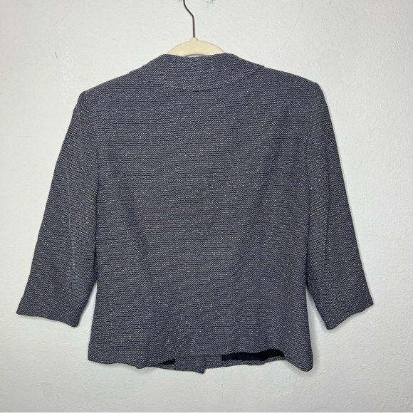 Vintage Talbots Black and White Blazer Structured Suit Jacket Size 4 - Picture 5 of 8